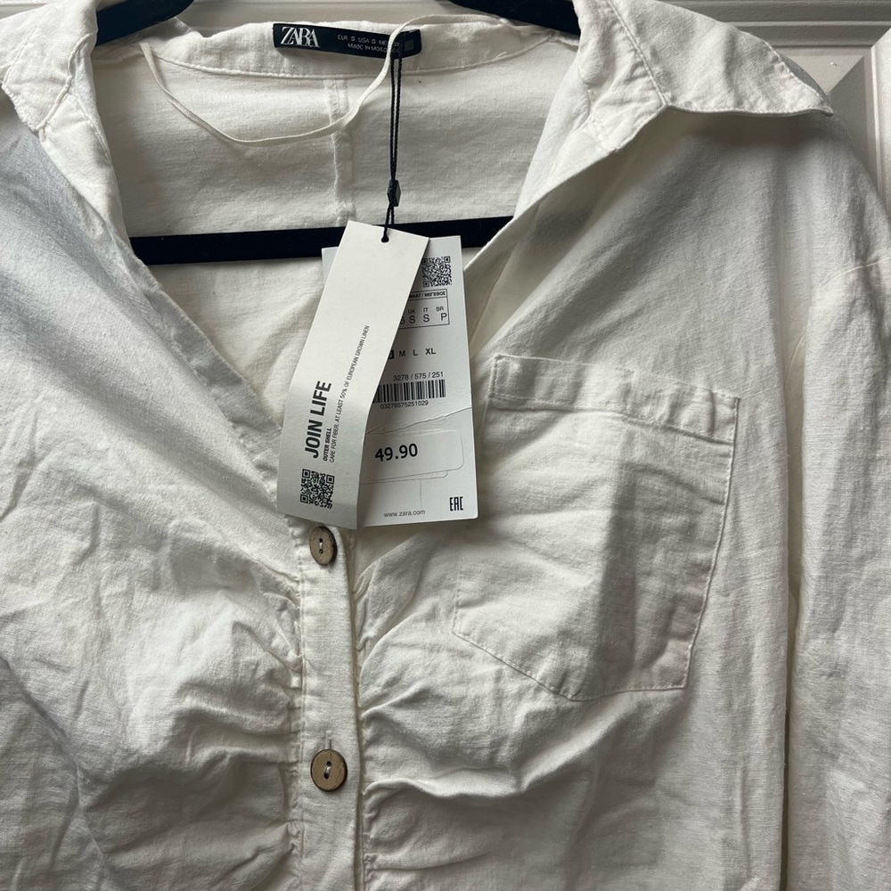 Zara Button Down Dress - Picture 7 of 8